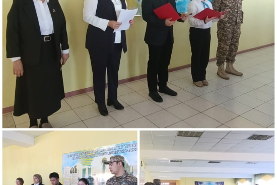 Мектепішілік саптүзеуде «Жасыл өңір – жасампаз болашақ» экологиялық айлығы аясында мектеп Парламентінің мүшелері «Таза Қазақстан» акциясы бойынша түсіндіру жұмыстарын жүргізді